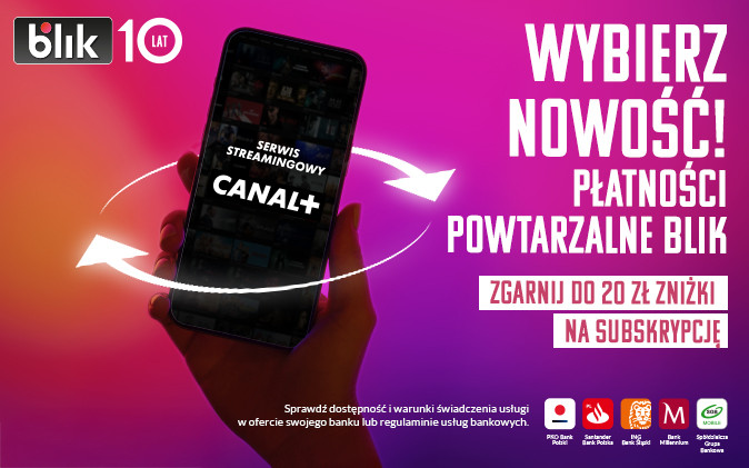 Zgarnij do 20zł zniżki na subskrypcję CANAL+